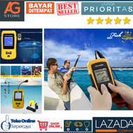 (DIJAMIN ORI) Alat Pelacak Ikan Portable Sonar Fish Finder Range 100M Multifungsi / GPS pelacak ikan