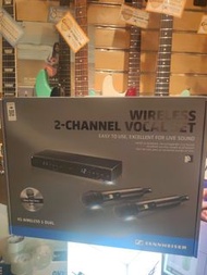 行貨旺角門市，sennheiser XSW 1-835 DUAL 2-channel wireless microphone 無線咪-雙手握咪 配E835咪 XSW1 唱歌咪 唱K咪 sennheis