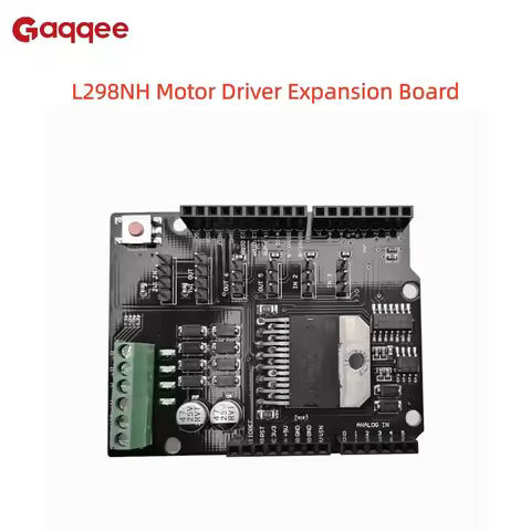 L298NH Motor Driver Expansion Board Supports driving 2 DC motors or 1 stepper motor 5V - 12V