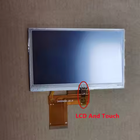 Tested For 4.3 Inch 40 Pin TFT LCD 043056B0-40 GL043024-1 HD430B0-24 GL04303600-40 GL043056B0-40 ZNL