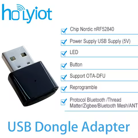 Nordic NRF52840 Dongle USB Dongle Bluetooth 4.0 5.0 Dongle Adapter for Eval Bluetooth Development To