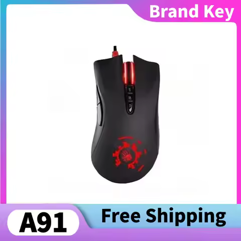 A4tech Bloody A90/91 Optical Micromotion Wired Gaming Mouse Metal Base Angle Rugged Wired Gaming Mou