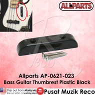 Allparts AP-0621-023 Bass Guitar Thumbrest Thumb Rest Plastic Black Bass Guitar Acc Gitar BASS Parts
