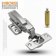 2 Pieces Viborg 304 Stainless Steel Soft Close Self Closing Kitchen Cabinet Hinge Cupboard Wardrobe Door Hinges