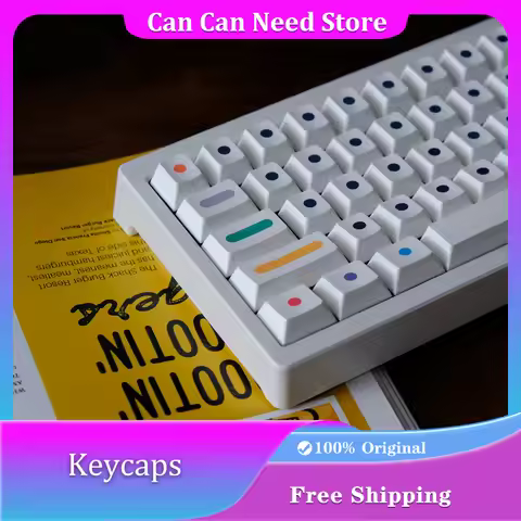Gmk Dots Keycaps Cherry Profile Pbt Keycap Dye Sublimation 133 Keys for Mx Switches Custom Mechanica