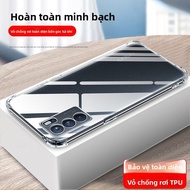 Vỏ Silicone Mềm Trong Suốt với Túi Khí Góc Bảo Vệ Toàn Diện cho OPPO Reno7 Reno7 Pro