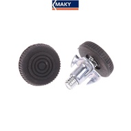 MAKY 20Pcs M6 Thread Adjustable Furniture Levelers Screw In Chair Feet Easy To Use Adjustable Leg Le