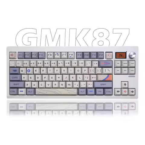 GMK87 hot-swappable Mechanical keyboard kit Bluetooth 5.0 2.4G Wireless RGB Backlit Gasket Structure