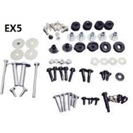 EX5 / DREAM / WAVE110 / WAVE110DX / WAVE125  BODY COVER SCREW SKRU FRAME COMPLETE SET (BRAND RANDOM)