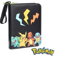 AHOUR1 Christmas Gift Pokemon Cards Album Anime Game Card Protection Game Card Collectors Folder Holder Toys Gift Cartoon EX GX Card Cards Book Storage Case Cards Holder