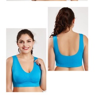 Super Plus Size Seamless Quick Dry Genie Sport Yoga Bra Removable Padded Gym Fitness Jogging Exercis