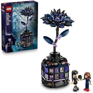 Wednesday Black Dahlia Flower Toy - Pretend Play Set Wednesday Addams & Professor Minidolls - 76784