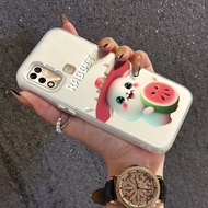 Case For Infinix Hot 9 Play 10 11 Cute Ultra-Thin Protective Cover Transparent Mobile Phone