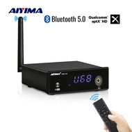 AIYIMA Mini Headphone Amplifier ES9018Q2M Bluetooth 5.0 Decoder Coaxial Optical USB DAC APTX-HD Linux Remote Control DAC-A1