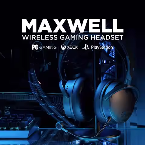 AUDEZE HIFI Maxwell Bluetooth Wireless Gaming Headset Headphones with Microphone for PC/PS5/Xbox Pla