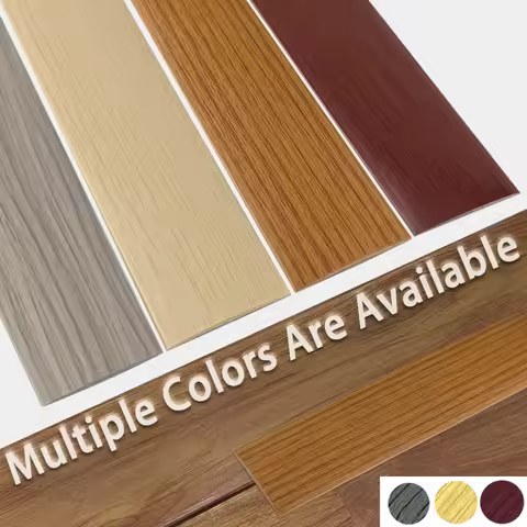 1PC 1mx5cm Self Adhesive Floor Transition Strip Vinyl Laminate Floor Flat Divider for Joining Floor 