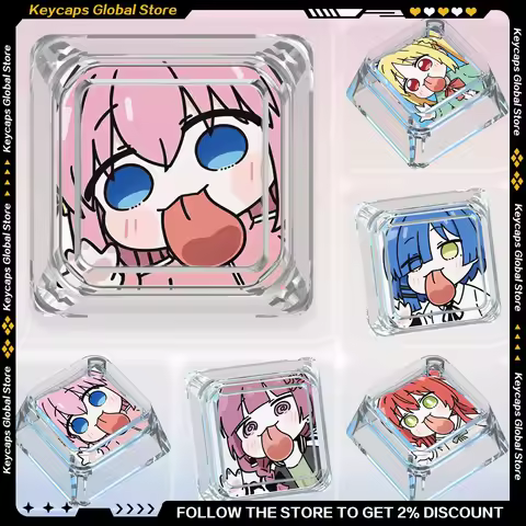 BOCCHI THE ROCK Serie Custom Transparent Anime Gotoh Hitori/Ijichi Nijika/Yamada Ryo/Kita Ikuyo Mech