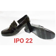 ITALIAN POLO 22 KASUT NO 3 WANITA TUDM/ATM (KASUT KILAT EVERSHINE) SHOES IN BLACK