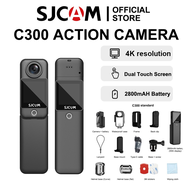 SJCAM C300 30M Waterproof Mini Dual Screen Sports Camera Combo 4K Vlog WiFi Thumb Camera for Live Dr