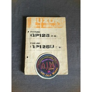 SUZUKI Copian Catalog Part Book Rare Gp125 Gp125N Gp125CSUZUKI