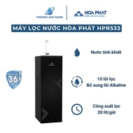 Máy lọc nước RO Hòa Phát HPR533 tủ đứng 10 lõi lọc màng RO 100G từ Thái Lan công suất lọc 20 lít/giờ