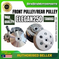 MODENAS ELEGAN250 ELEGAN 250 FRONT PULLEY DEPAN REAR PULLEY BELAKANG TANAKA ORI HIGH QUALITY