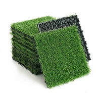 168 shop Interlocking Lawn Tiles - Realistic Lawn Surface Outdoor Flooring 30cm*30cm