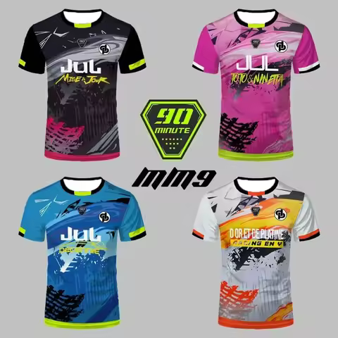 Maillot JUL Toto Ninetta Printed Jersey Men's and Women's Breathable Football T-Shirt Adult Children
