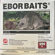 * ORIGINAL * Ebor Baits 10kg / racun serangga / tikus / wafarin " ready stock "