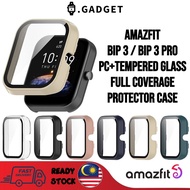 AMAZFIT Bip3 / Bip3 Pro Tempered Glass Case Amazfit Bip 3 / Amazfit Bip 3Pro Protector Case Cover Am