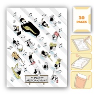 Writable Music Score Holder|Music Clip|Music Clip|Straw Straw Design Miki Art|Music Gift