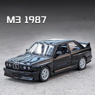 1:36 Scale BMW M3 E30 1987 Retro Sports Car Models Alloy Diecast Car Toys Vehicles