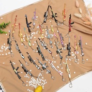 Jedi Survival Peace Elite 98K Eating Chicken Pendant 12cm Weapon Model Creative Keychain Pendant