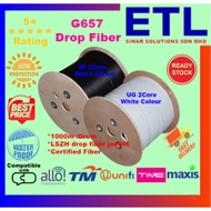 Drop Fiber IB 1core / UG 2core Fiber Cable (1km)