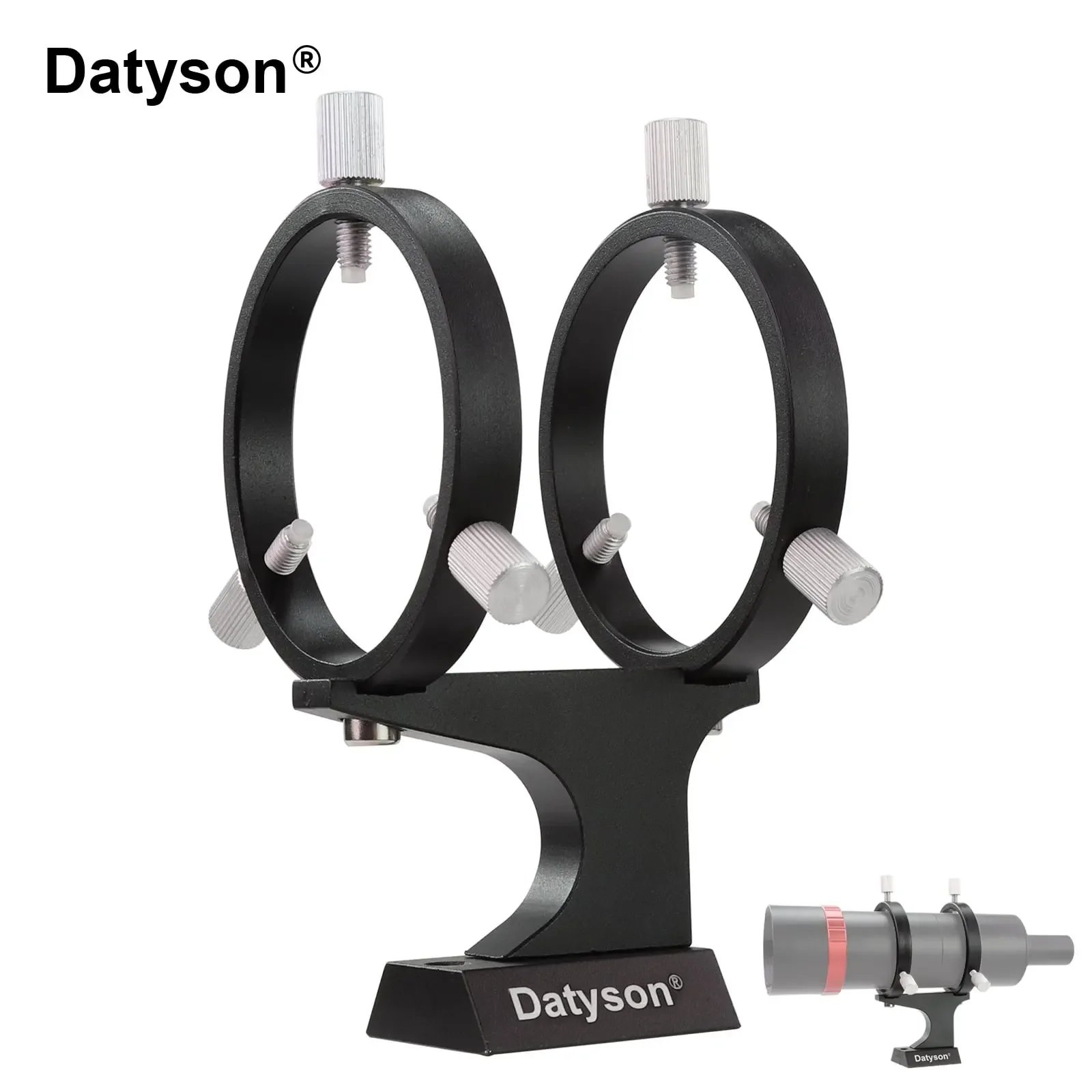 Datyson 5P9913C All-Metal Adjustable Finder Scope Mounting Bracket with 42-58mm Fixing Ring for Astr