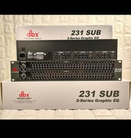 Equalizer DBX 231 Plus Subwoofer/DBX231+ Sub Equaliser