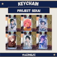 GANTUNGAN Keychain Anime Project Sekai - Ann - Ichika - Kanade - Emu - Haruka - Kaito