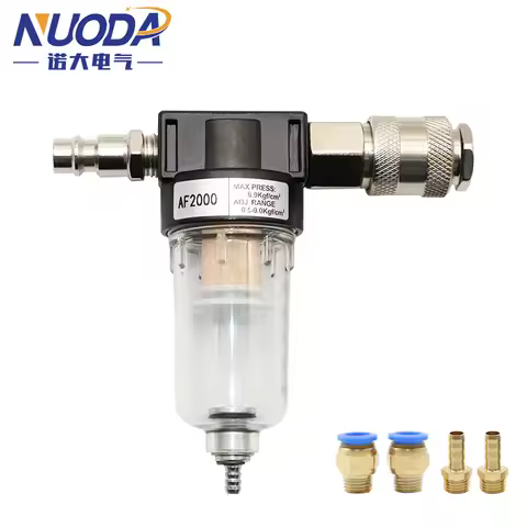 AF2000 Pneumatic Parts Air Filter Accessory Source Treatment Unit for Compressor Oil Water Separatio
