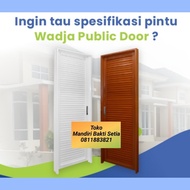 Pintu Kamar Mandi / Pintu Baja ( Wadja Public Door ) berkualitas