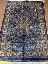 "Iranian Opulence: 4x6 ft 120x180 cm Persian Silk on Silk Carpet - Unveil Artistry in Every Thread 🇮
