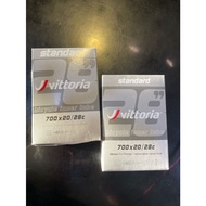 Vittoria Standard Road Bike Inner Tube 700x20/28c Presta Valve FV 48 Road Bike Inner Tube
