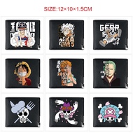 Zero Wallet  Monkey D. Luffy One Piece Season Wallet  Card Bag Student Half Fold Wallet Men's and Wo
