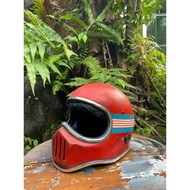 helm jadul lawas ori fullface itali india thailand drag balap kiwi