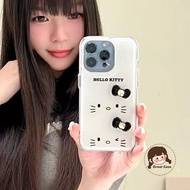 Cute Bow Hello Kitty Phone Case For OnePlus 13 12 11R 10R 10T Ace 5 3 2 Pro 2V Racing Cream White Ca