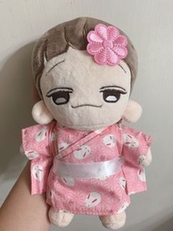 (只售娃衣)20cm娃衣-月兔和服連花扣針