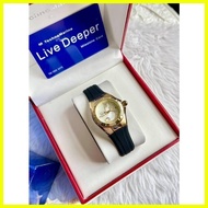 ✜ ❍﹍ TECHNOMARINE CRUISE MARINE DREAM MOTHER OF PEARL BLACK SILICONE LADIES WATCH