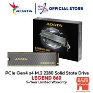 ADATA LEGEND 860 PCIe 4.0 Gen4 NVME M.2 SSD / STORAGE ( 500GB / 1TB / 2TB )
