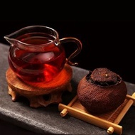 陳皮普洱茶熟茶散茶新會大紅柑普茶桔子茶普洱茶熟茶5-10年散裝