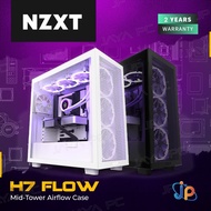 PUTIH Nzxt H7 Flow Gaming Case - Tempered Glass Casing - White