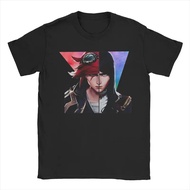 Leisure Caitvi Arcane Caitlyn Vi T-Shirts for Men O Neck Pure T Shirt Game Movie